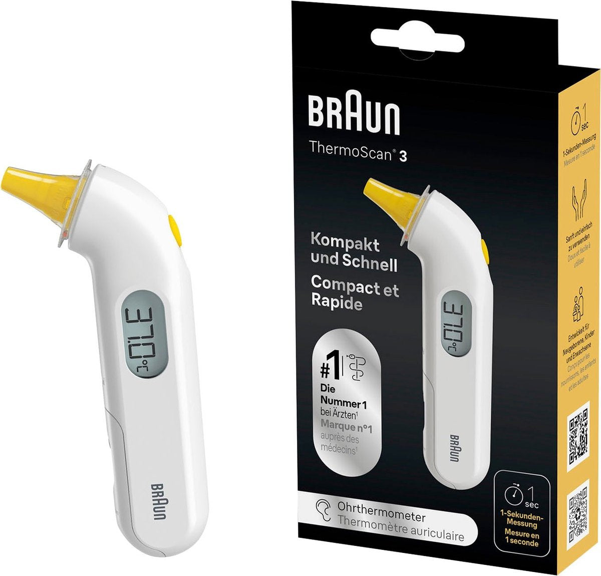 Braun ThermoScan 3 – IRT3030  - oorthermometer