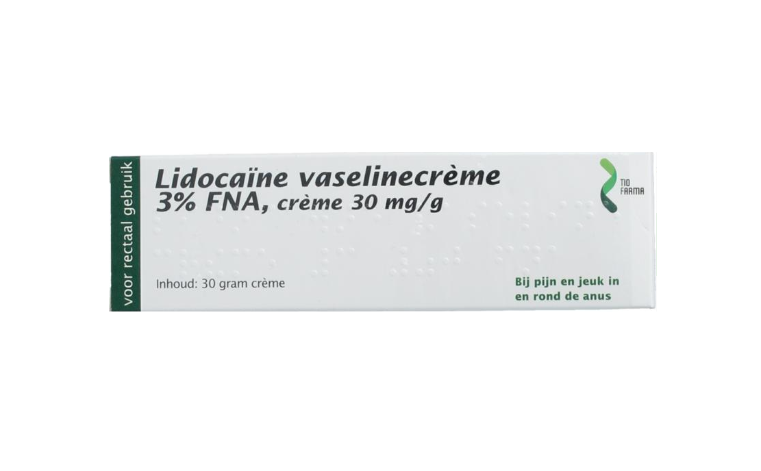 Lidocaïne vaselinecrème 3%