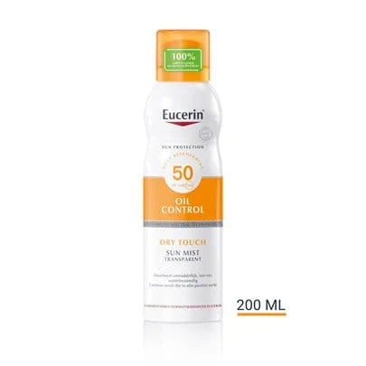 Eucerin SUN Oil Control Mist Transparant Dry Touch Spf 50