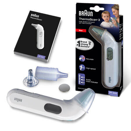 Braun ThermoScan 3 – IRT3030 - oorthermometer