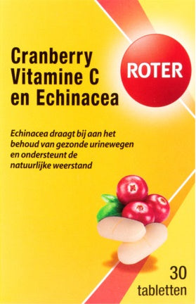 Roter Cranberry, Vitamine C en Echinacea 30st