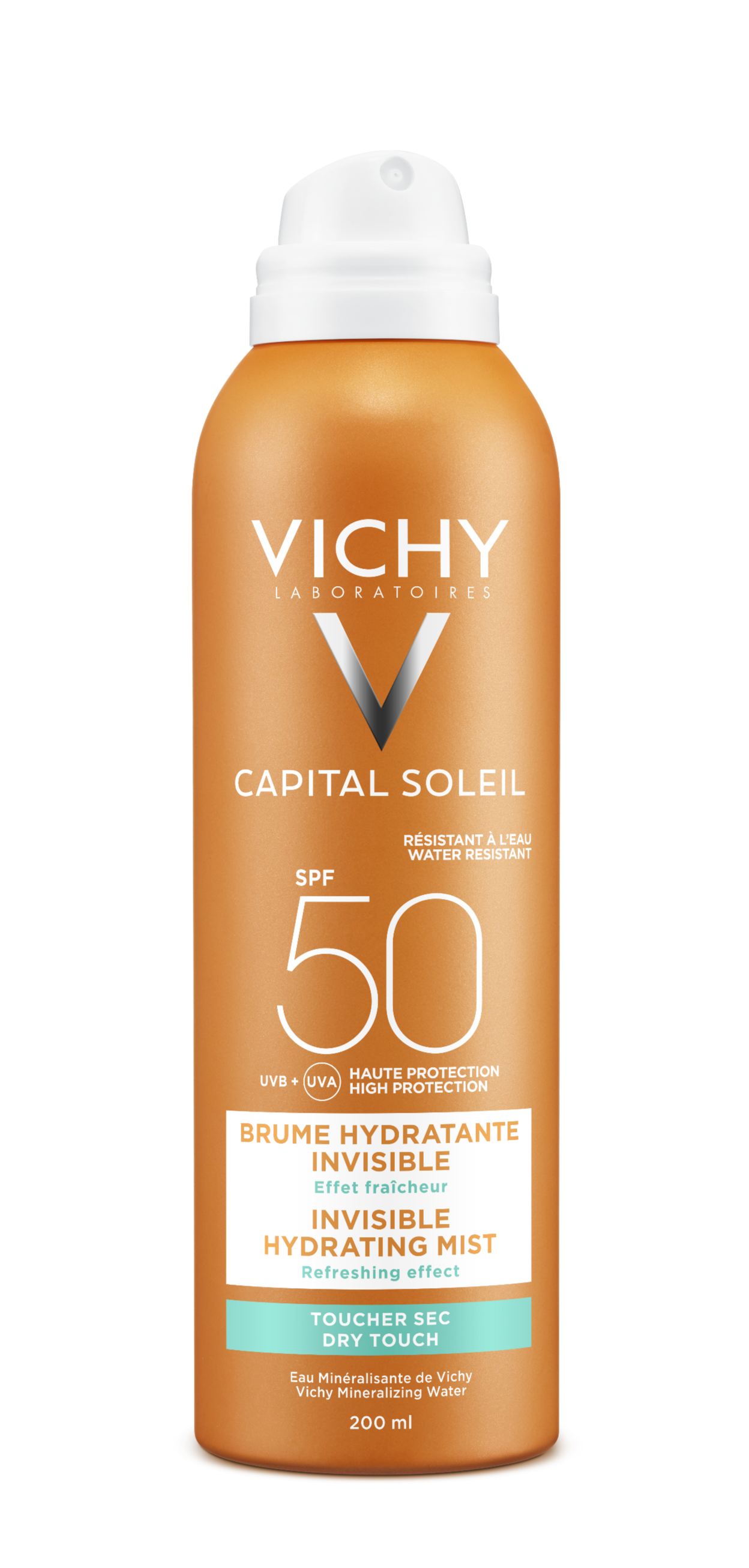 Vichy Capital Soleil onzichtbare hydraterende body mist SPF50